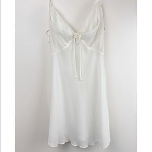 Vintage Y2K NWT Je T Adore nighty lingerie white thong wedding women’s M